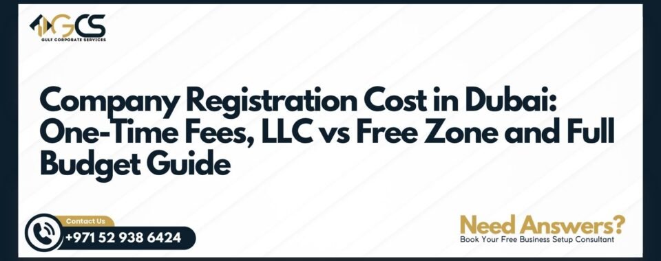 Company Registration Cost in Dubai