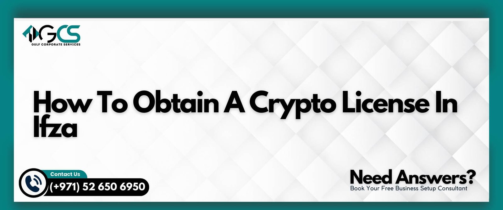 How To Obtain A Crypto License In Ifza | GCS Group