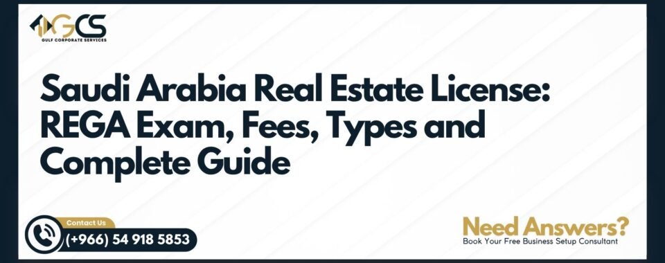 Saudi Arabia Real Estate License