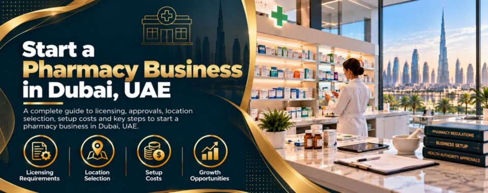 Start a pharmacy business in dubai Guide