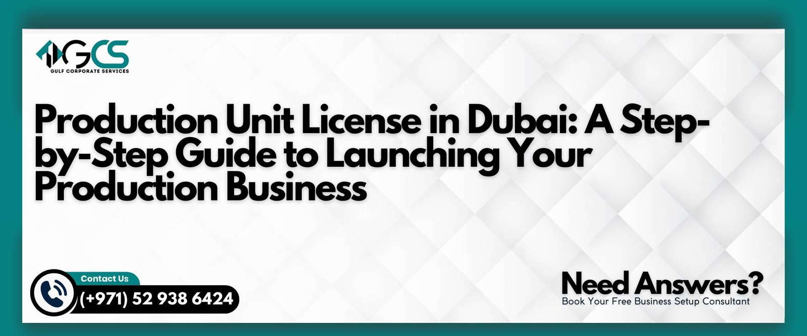 Production License Number Production Unit License in Dubai: A Step-by-Step Guide to Launching ...