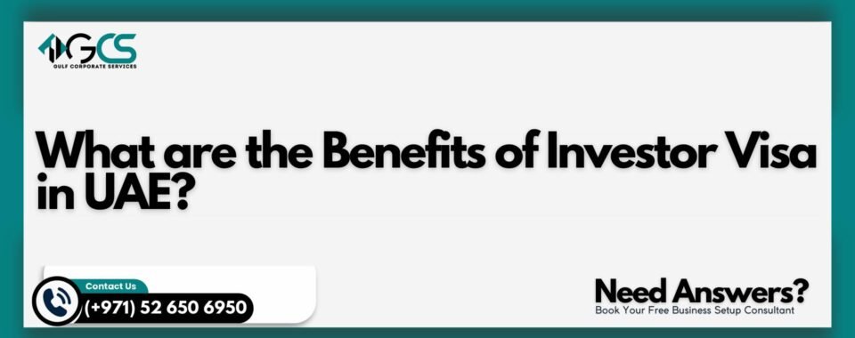 What are the Benefits of Investor Visa in UAE?