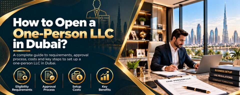 how to open a One-Person LLC in dubai Guide
