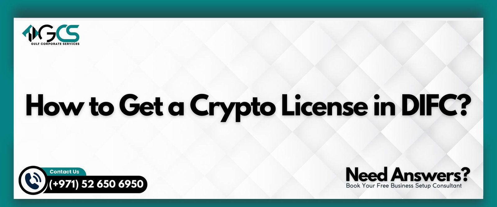 How to Get a Crypto License in DIFC? | GCS Group