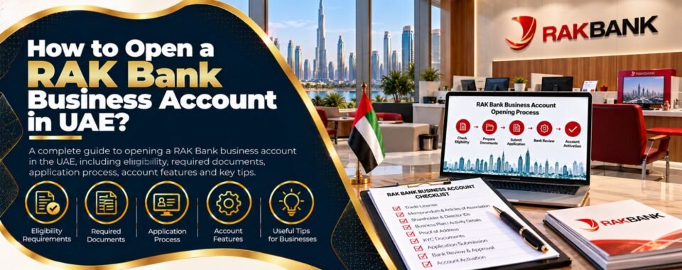 How to Open a RAK Bank Business Account in UAE guide