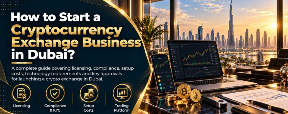 How to Start a Cryptocurrency Exchange Business in Dubai guide