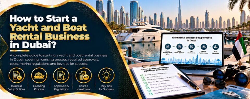 How to Start a Yacht and Boat Rental Business in Dubai guide