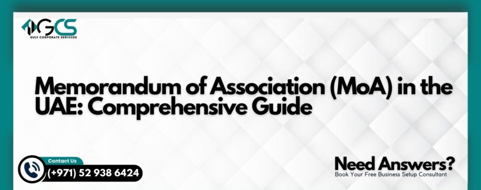 Memorandum of Association (MoA) in the UAE