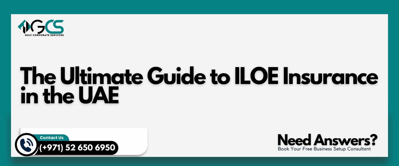 Iole Sign In ILOE Insurance in the UAE | Gulf Corporate Services