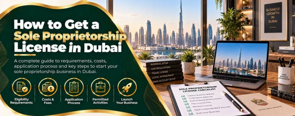 how to get a sole proprietorship license in dubai guide
