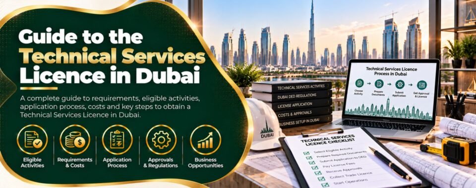 Guide to the Technical services license in dubai guide