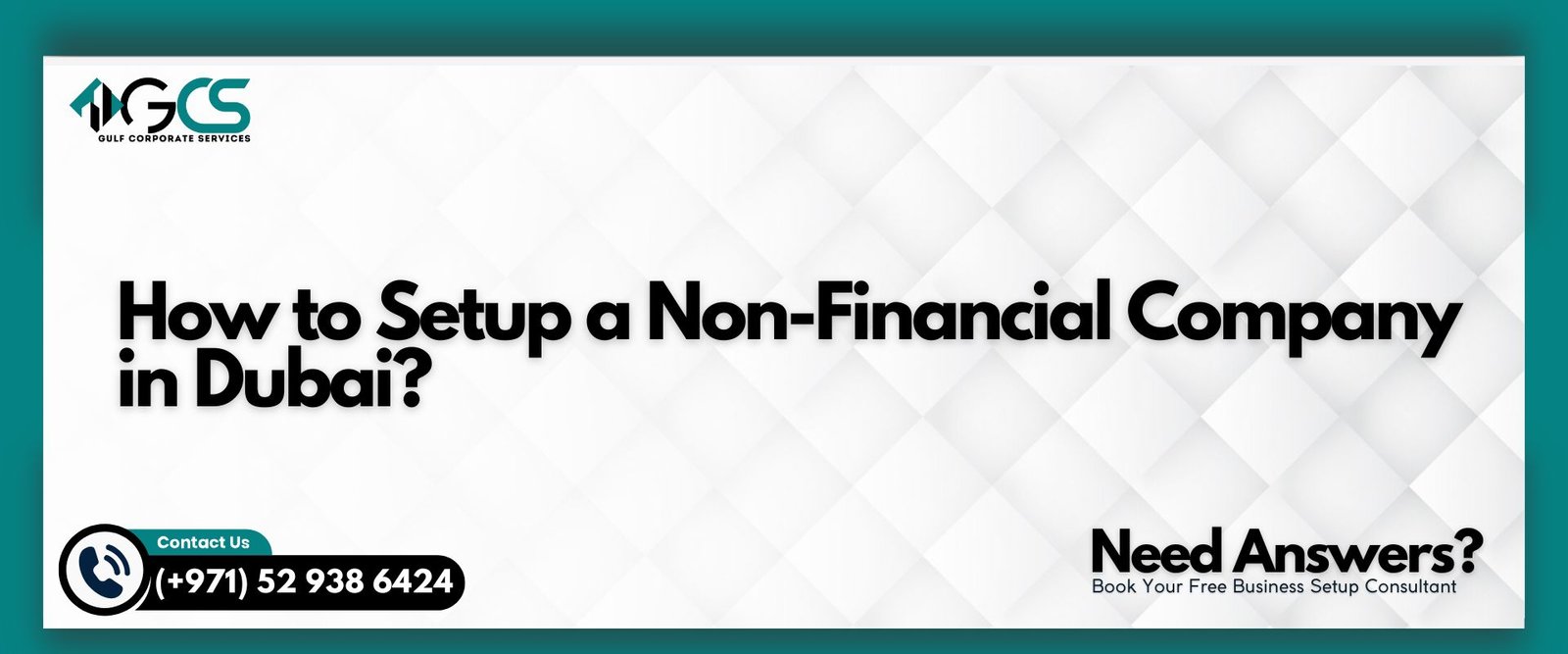 How to Setup a Non-Financial Company in Dubai?