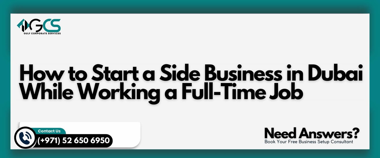 How to Start a Side Business in Dubai? | Gulf Corporate Services
