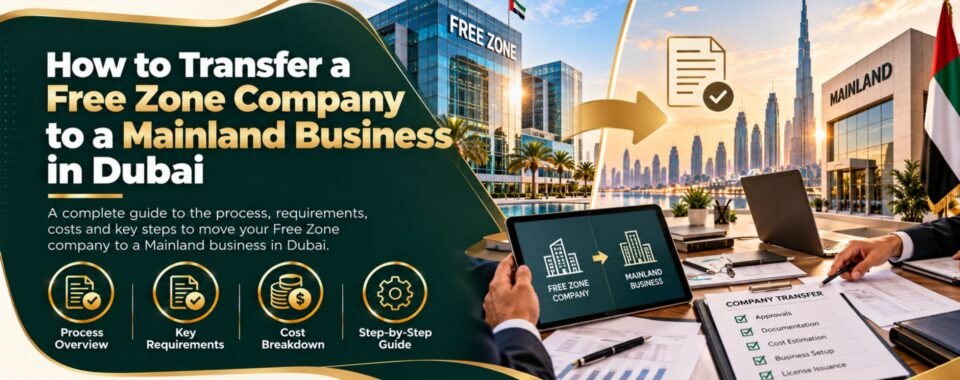 How to Transfer a Free Zone Company to a Mainland Business in Dubai Guide