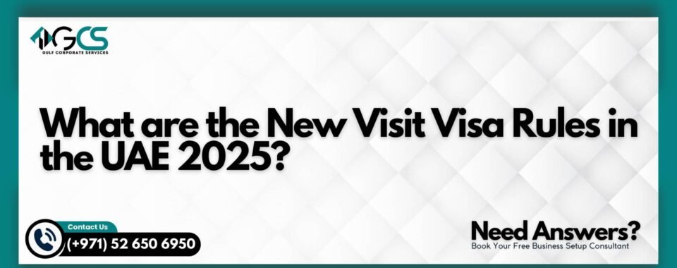 What are the New Visit Visa Rules in the UAE 2025?