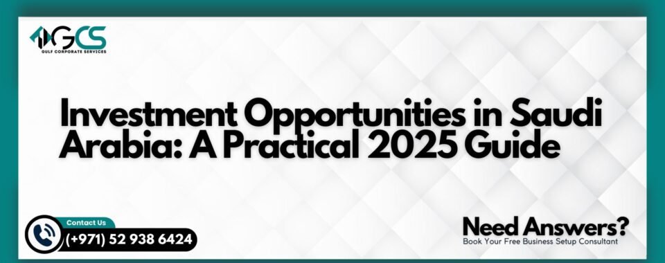 Investment Opportunities in Saudi Arabia