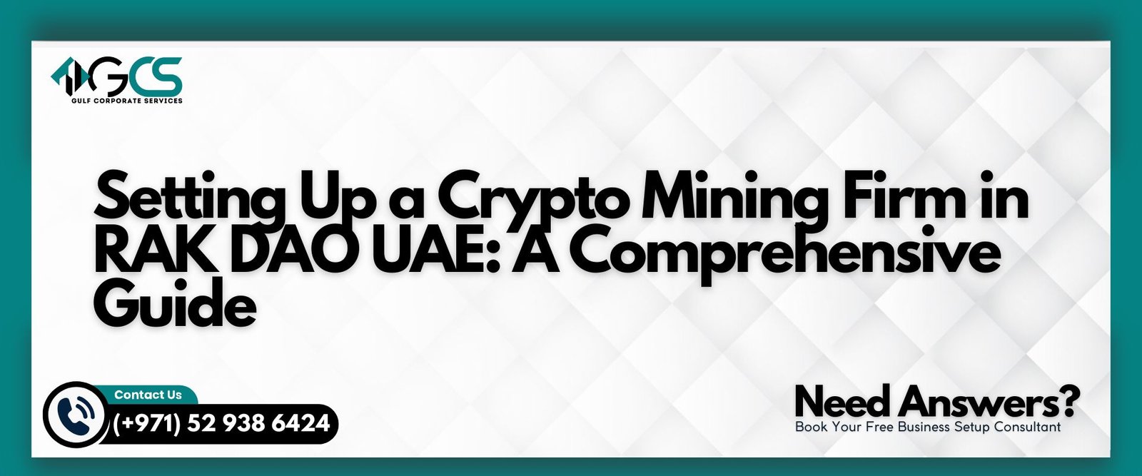 Setting Up a Crypto Mining Firm in RAK DAO, UAE