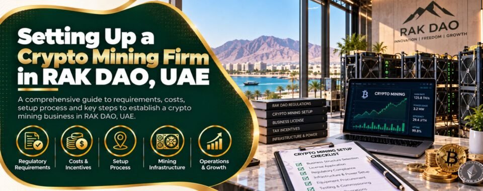 Setting up a Crypto Mining Firm in RAK DAO guide