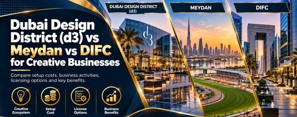 Dubai Design District vs Meydan vs DIFC Comparison Guide