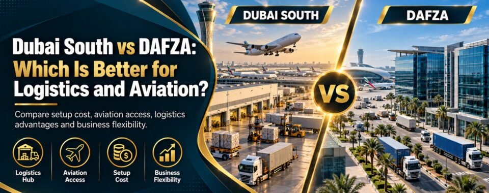 Dubai South vs DAFZA Free zone Comparison Guide