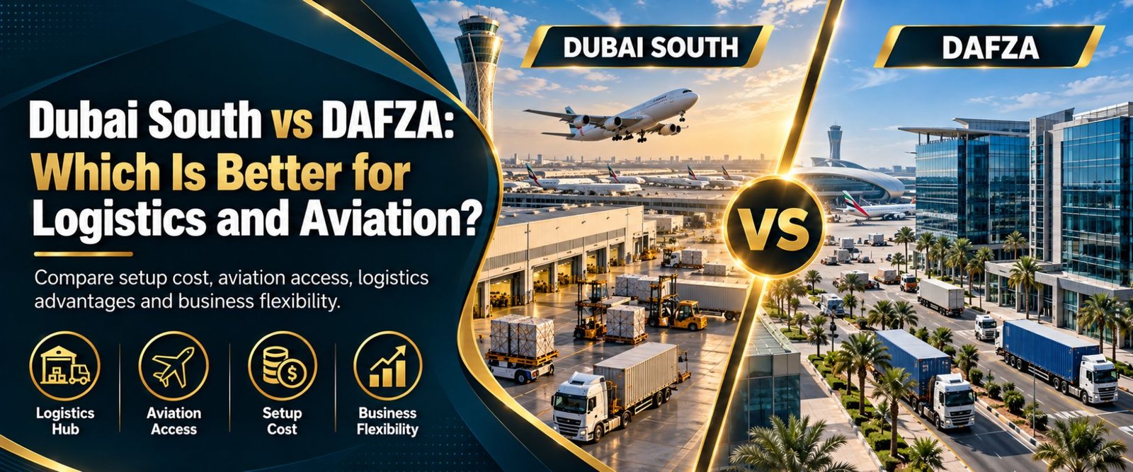 Dubai South vs DAFZA Free zone Comparison Guide